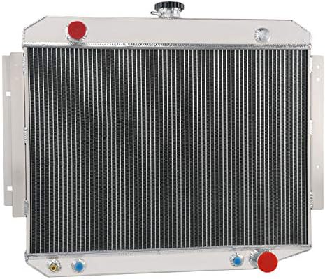 3-вграден алуминиев радиатор CoolingMaster е Съвместим с 1971-1978 Dodge D100 D150 D200 W100 W200 V8 5.2 L L 5.9