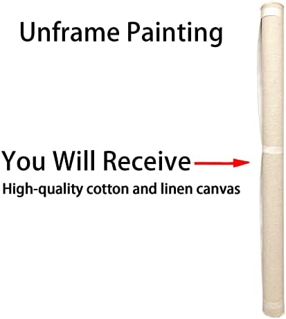 Стенно изкуство - Картини с маслени бои размер на 24x48 инча, Цъфтящи Бели цветя, Ръчно Рисувани с маслени бои, Стенно Изкуство,