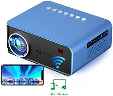 Мини проектор ZYZMH T4 3600 Лумена С поддръжка на Full HD 1080P led Проектор с голям екран, Преносим за Домашно Кино Smart Video в прожектор (Цвят: C)