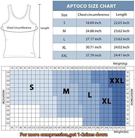 Aptoco Компресия Ризи за Мъже За Отслабване, Мъжки Майк за Корекция Fajas para Hombres от Мъжки Гинекомастия