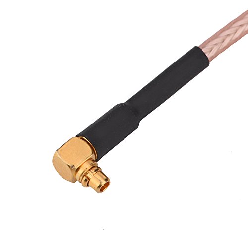 Кабел ZPSHYD SMA, Радиочестотни Коаксиален кабел за Удължаване, RG316 25 см SMA Женски към MMCX Мъжки Правоъгълен Коаксиален Кабел