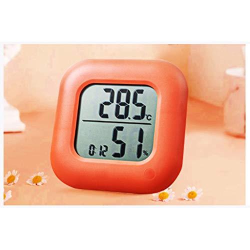 WXYNHHD Електронен Термометър Домашен Точност Влагомер на температурата в помещението, Детска стая, Аптека температура (Черен цвят)