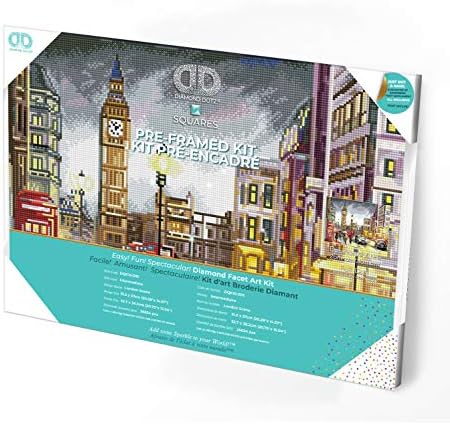 DIAMOND DOTZ Лондонската сцена - Комплект за рисуване на рамка с диаманти 14,57 x 20,28