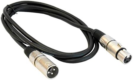 Балансирано аудио кабел Audio2000 ADC203A XLR от мъжете към XLR Жена, Кабел с микрофон, 33 Фута