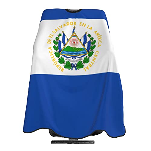 Флаг на Салвадор 3d Печат на Професионални Фризьорски салон Наметало За Подстригване Салонная Наметало Фризьорски Престилка 55 X