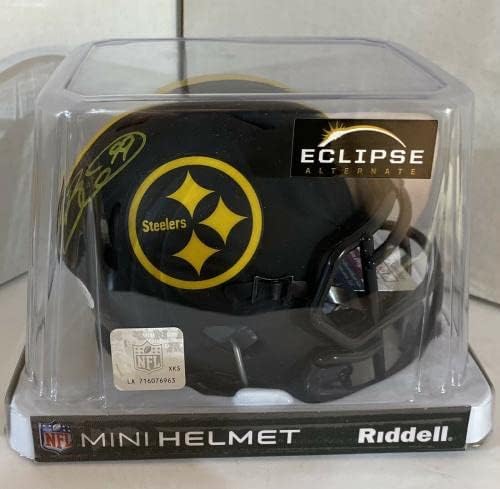 Питсбърг Стийлърс Брет Кейзел подписа договор с Eclipse Mini Helmet1 Jsa Coa!! - Мини-Каски NFL с автограф