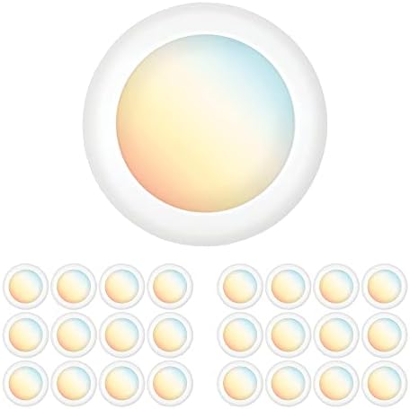 PARMIDA (24 опаковката) на 5/6-Инчов led дискови тела с регулируема яркост 3CCT, Встраиваемое потолочное осветление с мощност 15