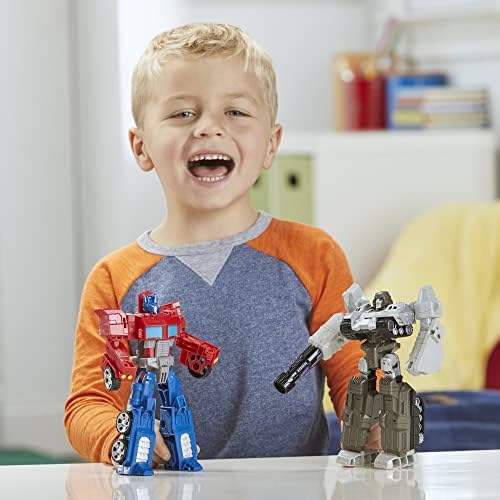 Играчки-трансформатори, Герои и злодеи Optimus prime и Мегатрон, 2 комплекта фигурки - за деца от 6 и повече години, 7 инча (специално