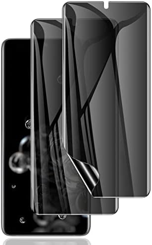 LYWHL [2] за Samsung Galaxy S20 Ultra Privacy Screen Протектор, [Поддръжка за идентификация на пръстови отпечатъци] Антишпионская