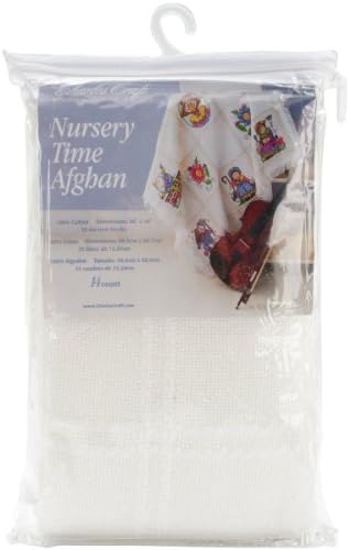 DMC AF7300-0322 Афганистански Памук Nursery Time Baby, Антична-Бял