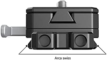 Поддържаща плоча NICEYRIG Mini с V-Образен ключ за Arca Swiss Type Quick Release Базова плоча, применимая до штативу за огледално-рефлексен
