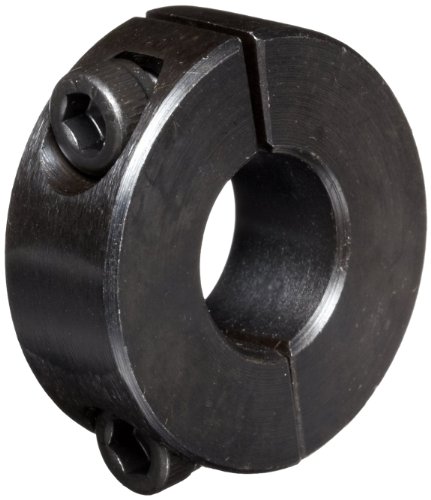 Битумен скоба Climax Metal 2С-050 от стомана, състоящ се от две части, с черен оксидным покритие, Размер на отвора 1/2 , външен