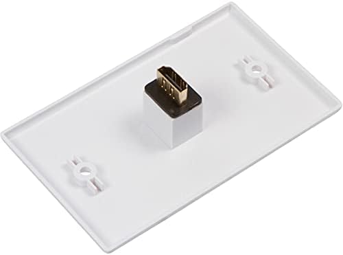 Точка на купувача 1 HDMI Порт Стенни плоча [откриете в UL] Вмъкване на вграден високоскоростен HDMI кабел с конектор /вилица в стила