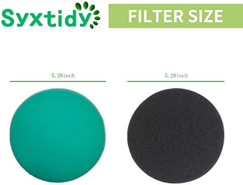 Преносимото Зелен Филтър от 5 Опаковки за BISSELL Febreze Style 1214 Cleanview & PowerGlide Пет, Поролоновый Филтър, Част от № 12141