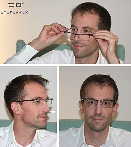 Eyekepper ще Спести 10% на 5 опаковки пури в ограничени бройки очила за четене за мъже и 3 опаковки ридеров в полукръгла рамка +