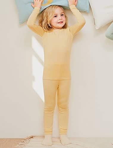 mollimelli friends / Модальная Облекло за сън от 2 години, до 15 години, Дебнещ Пижамные комплекти Soild за деца, Момичета, пижами