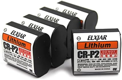 литиева фотобатарея hflexgrad (5 броя) с капацитет от 6 До 1500 mah батерия Замества 223A, 2CR-P2, EL223AP и DL223A