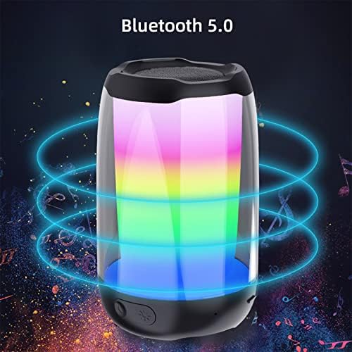 Delarsy Безжична слушалка Bluetooth 5,0 Преносим Субуфер Водоустойчив Външен Батерия с Микрофон MS6