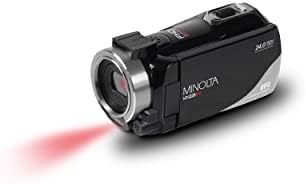 Minolta MN220NV 1080p Full HD 24-Мегапикселова Камера за Нощно Виждане с WiFi с карта памет от 32gb (черен)
