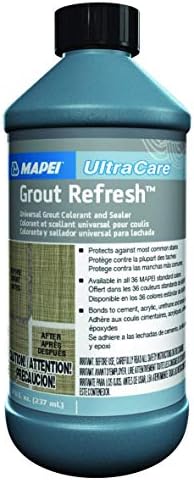 Mapei Grout Refresh Оцветител и лак за фугиране: Боя за фугиране и Уплътняване - Бутилка бял цвят на 8 унции