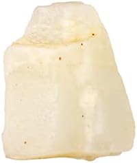 GEMHUB 92.35 CT Бял Лунен Камък Градешки Камък, Естествен Минерален Проба на Камък, Метална Опаковка от Камък на Камък