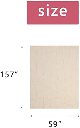 Кърпа за първична Тафтинги размер 59x157 инча с Прилага линии, Плат за подплата на Килима, Монашеска кърпа за почистване на нпд