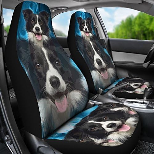 Калъфи за автомобилни седалки с Принтом кучета collie