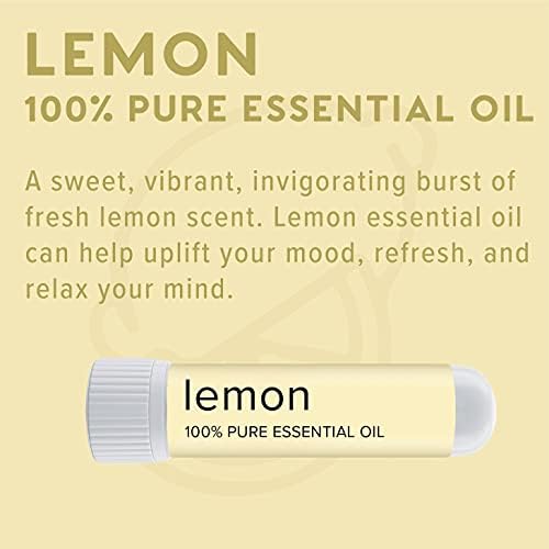 Назален Инхалатор с етерично масло МОКСЕ и лимон, Терапевтична ароматерапия без мирис, Повдига настроението, Позитивност, Енергия,