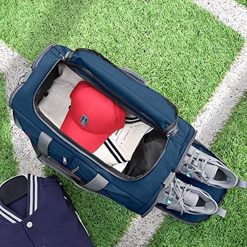 Спортна чанта Canway за фитнес, Пътна Спортна чанта с Мокри джоб и отделение за обувки за мъже и жени, 45 л, Лека