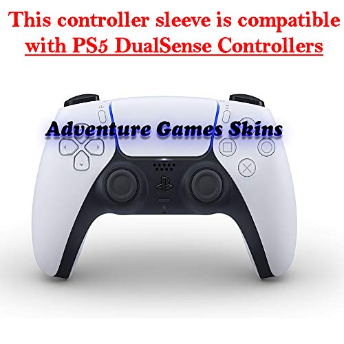 Сапфирово Синьо - Силиконов калъф за защита на кожата контролер с Противоскользящим покритие - Съвместим с контролера PS5 DualSense