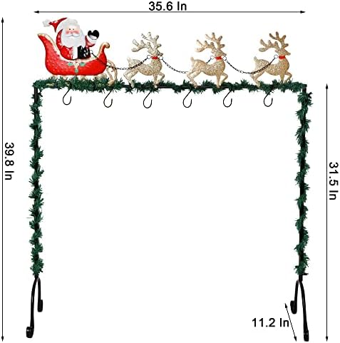 Закачалки за Коледни Чорапи FORUP, Закачалки За Коледни Чорапи Elk Cart, Закачалки За Коледните Чорапи