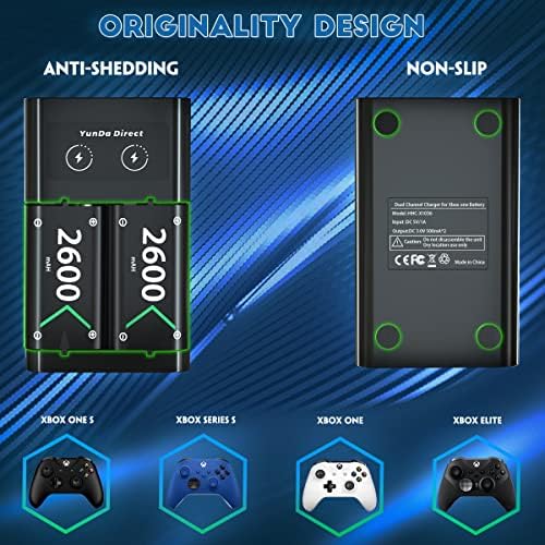 Акумулаторна батерия за контролер за Xbox.Отделението блок контролер, Съвместим с Xbox One X/S Elite, Xbox Series S/X. В комплекта