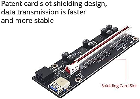 Съединители VER009S Plus PCIE Странично Card Версия 009S Sata от 15 Pin до 6 Pin Express 1X 4X, 8X 16X Adapter-удължителен кабел