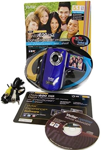 Цифров фотоапарат Vivitar DVR620-GRP Ultimate Selfie 5,1 Mp с 1.8-инчов TFT-дисплей, цветове могат да се различават