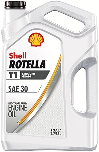Масло за дизелови двигатели на Shell Rotella T1 нормално SAE 30 (CF-2/SL, 1 галон, опаковка 3 броя)